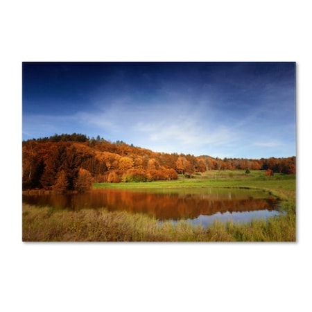 Philippe Sainte-Laudy 'Vosges Fall' Canvas Art,12x19